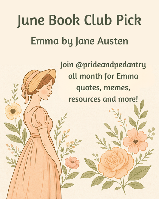 Virtual Book Club June Pick - Emma by Jane Austen