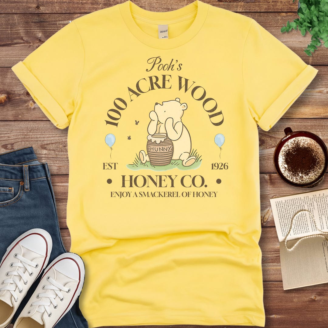 Pride & Pedantry Literary Tees T-shirt Cornsilk / S Winnie the Pooh Honey Co. Shirt