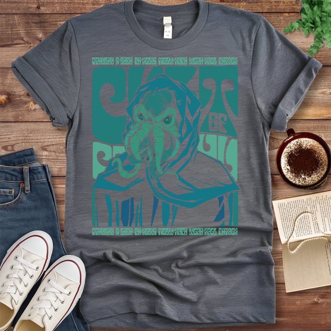 Printful T-shirt Dark Heather / S Cult of Cthulhu Shirt