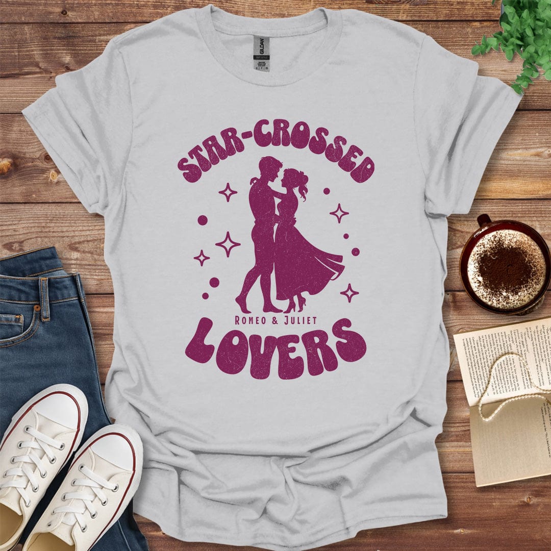 Printful T-shirt Ice Gray / S Romeo and Juliet Shirt – Star-Crossed Lovers