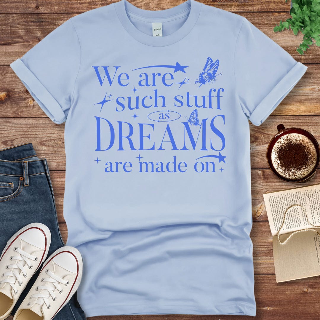 Printful T-shirt Light Blue / S Shakespeare Tempest Quote