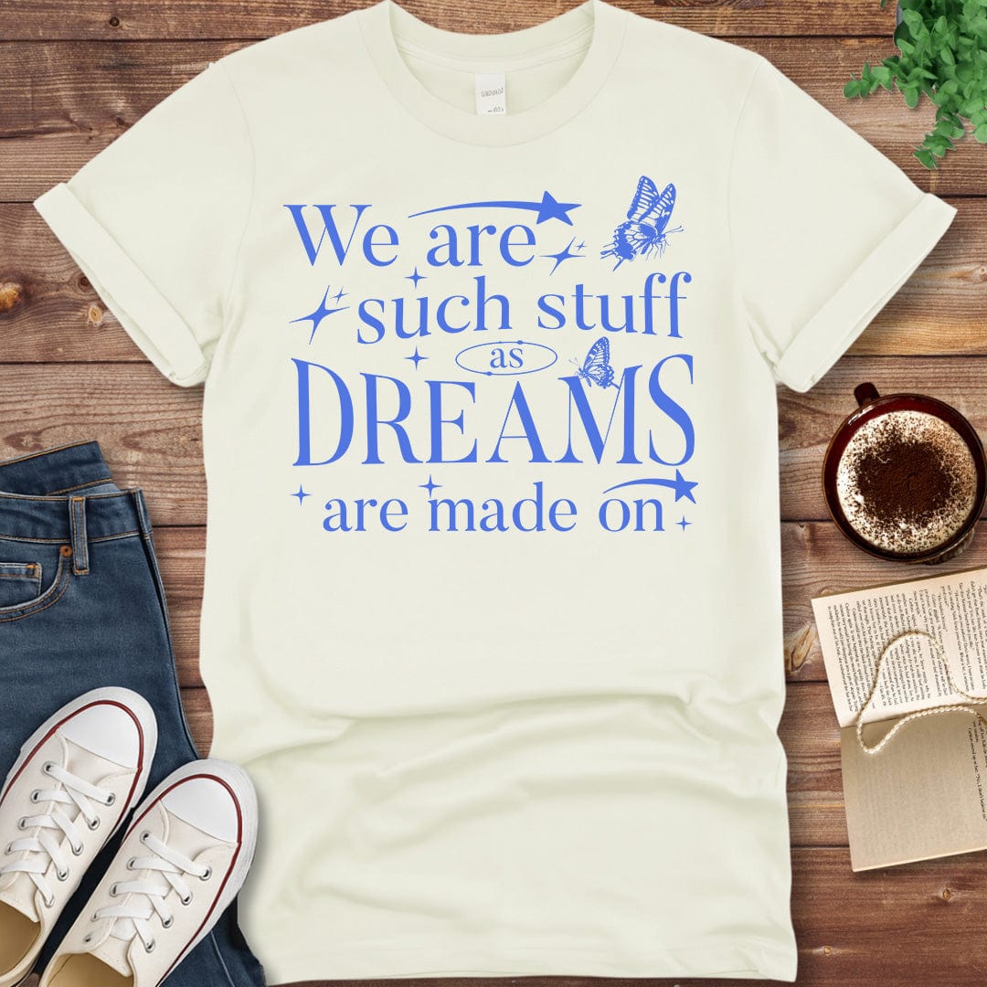 Printful T-shirt Natural / S Shakespeare Tempest Quote