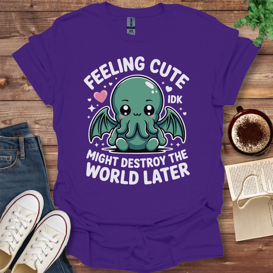 Printful T-shirt Purple / S Kawaii Cthulhu T-Shirt