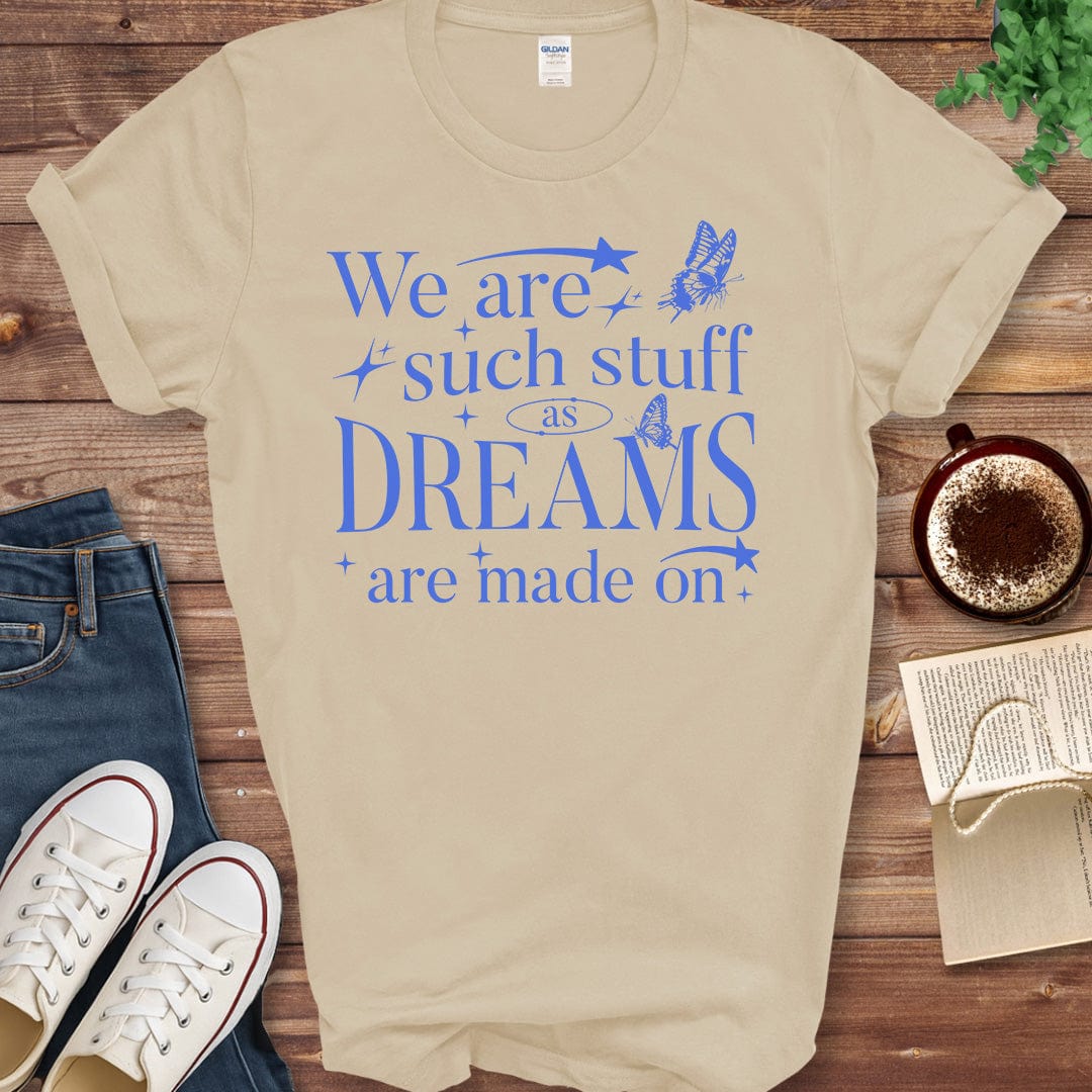 Printful T-shirt Sand / S Shakespeare Tempest Quote
