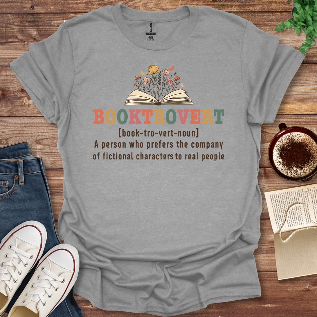 Printful T-shirt Sport Grey / S Booktrovert Definition Shirt