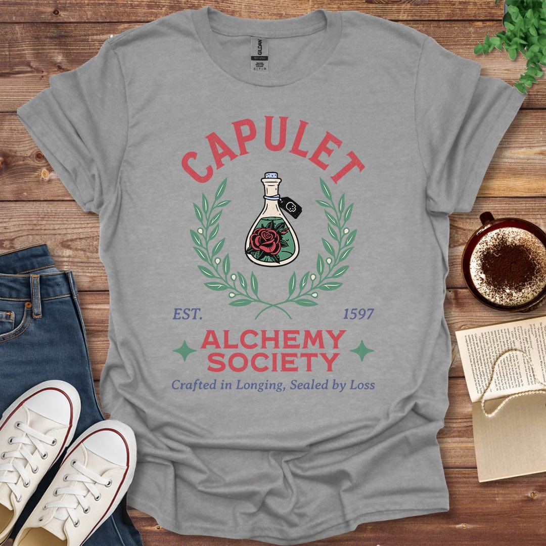 Printful T-shirt Sport Grey / S Capulet Alchemy Society Shirt – Romeo and Juliet