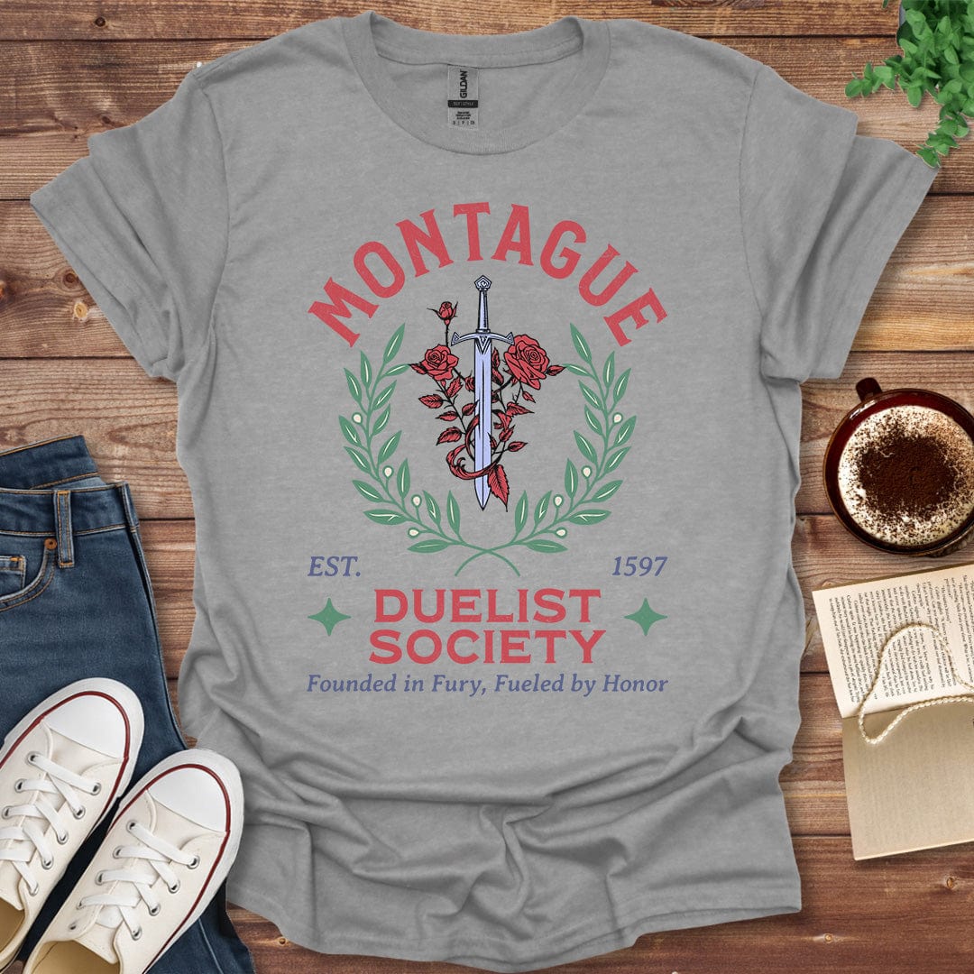 Printful T-shirt Sport Grey / S Montague Duelist Society Shirt – Romeo and Juliet