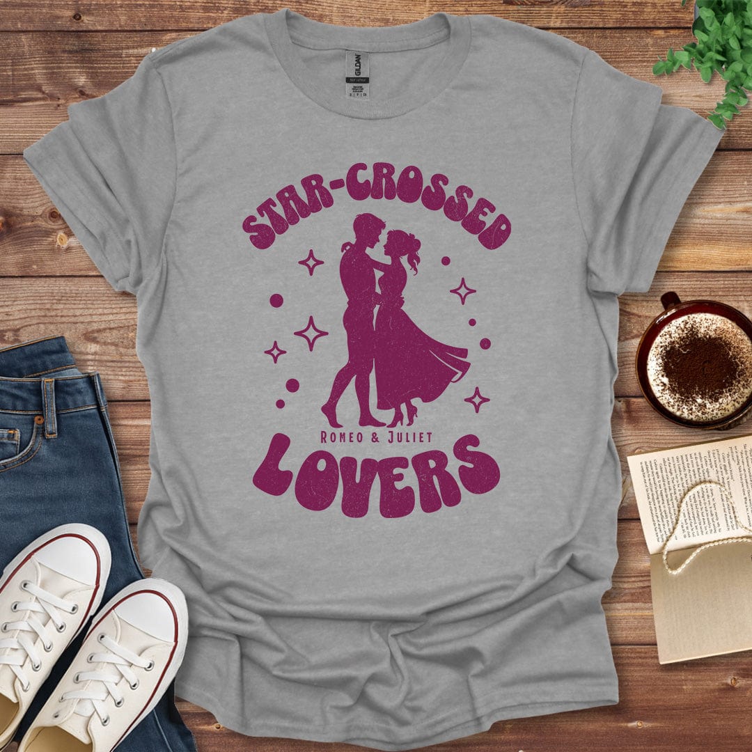 Printful T-shirt Sport Grey / S Romeo and Juliet Shirt – Star-Crossed Lovers
