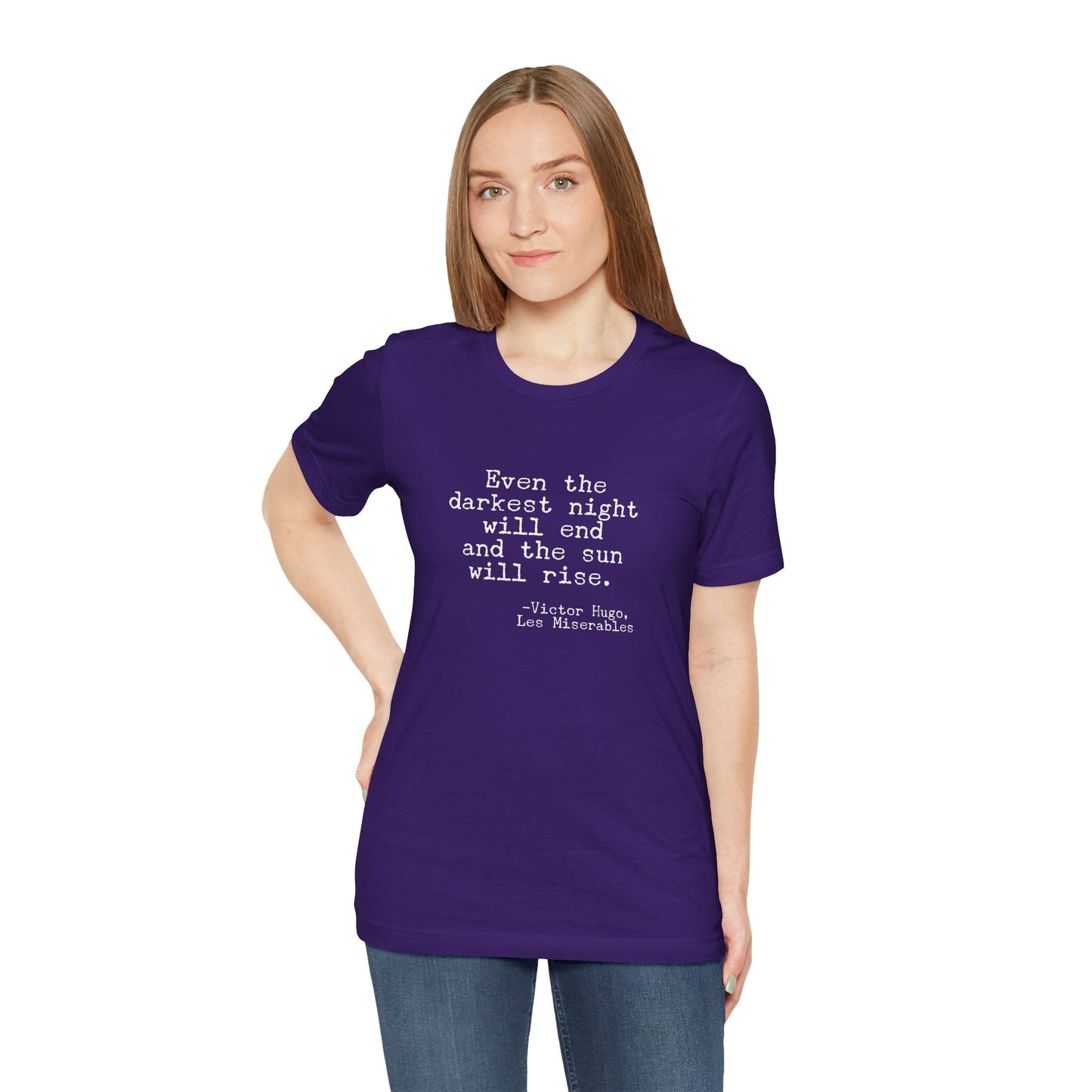 T-Shirt Victor Hugo Quote Les Misérables Shirt