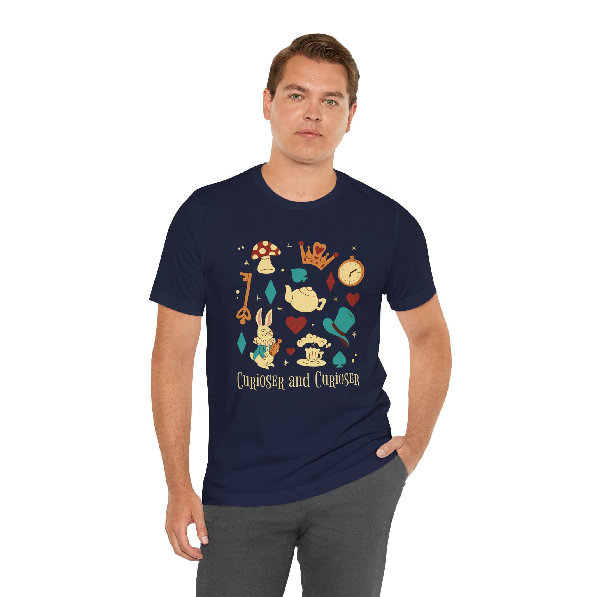 T-Shirt Alice In Wonderland Curiouser and Curiouser Inspired T-Shirt