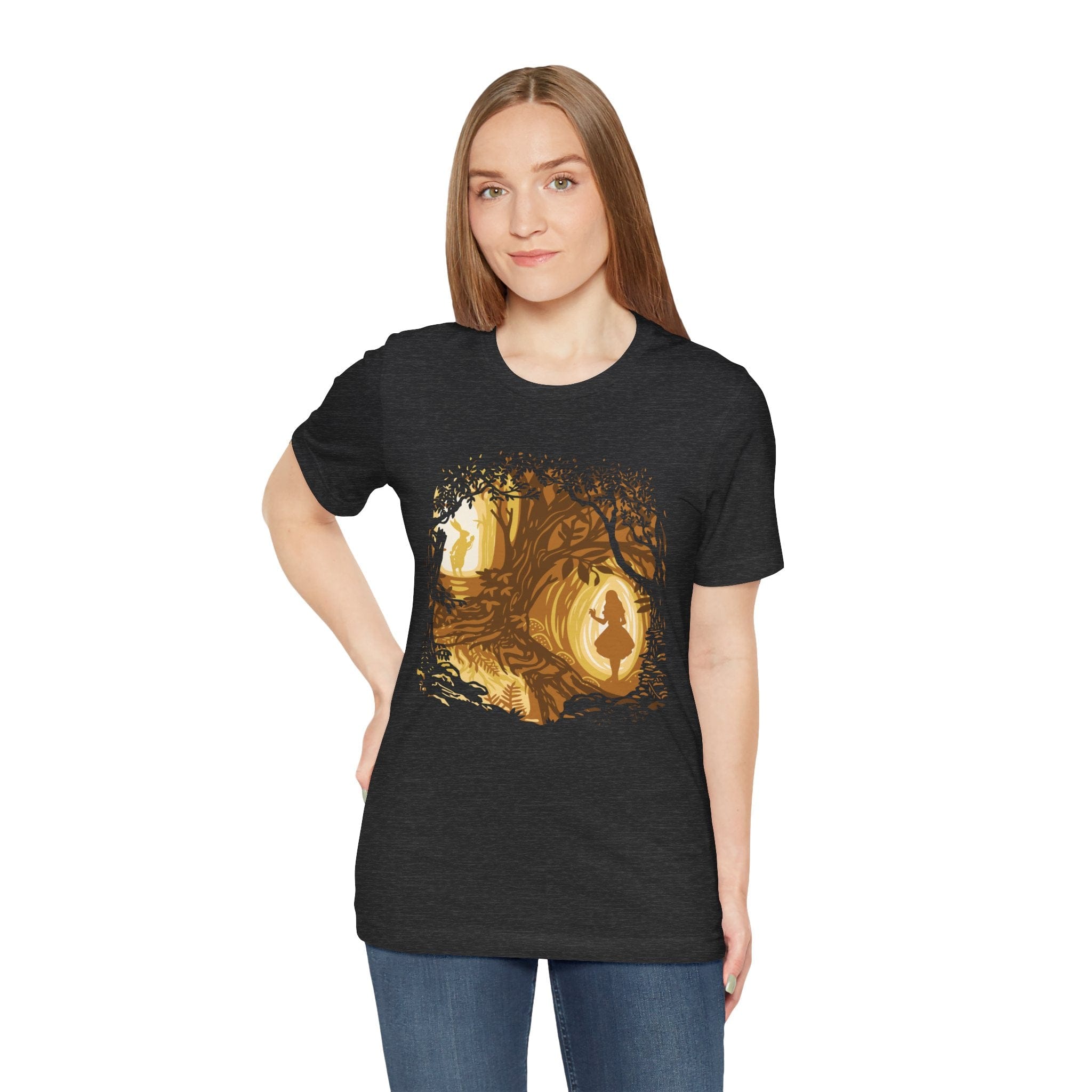 T-Shirt Alice in Wonderland Silhouette Shirt