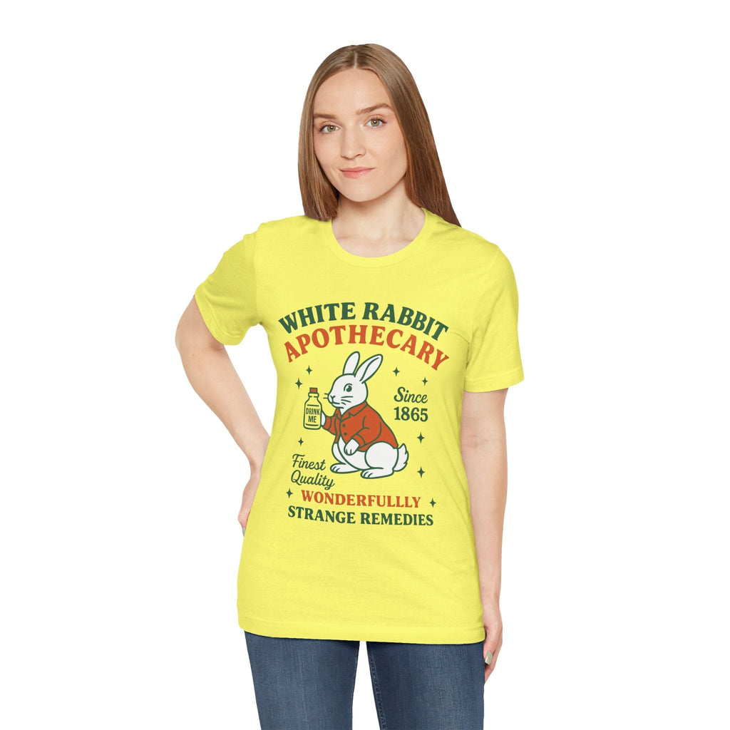 T-Shirt Alice in Wonderland Tee - White Rabbit Apothecary