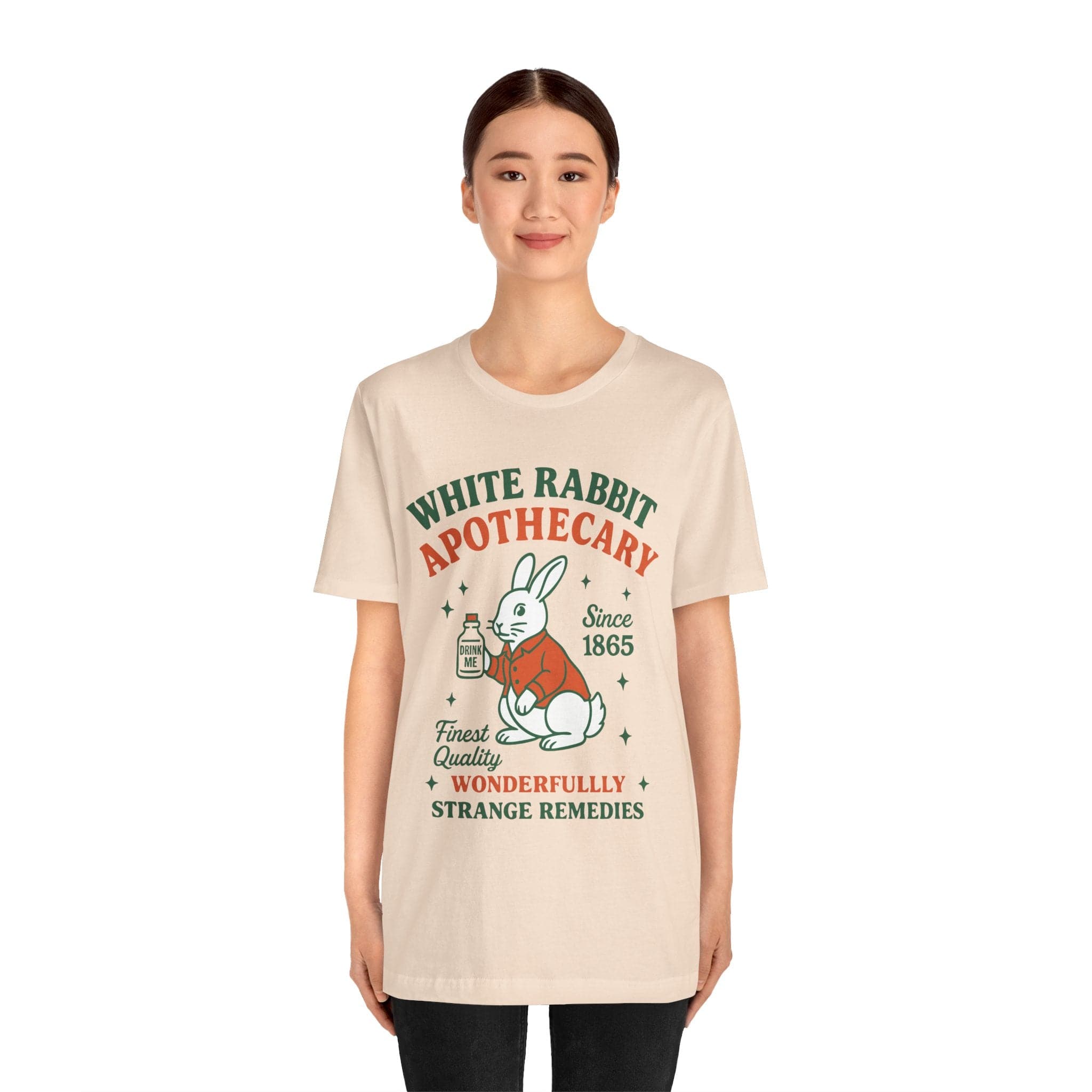 T-Shirt Alice in Wonderland Tee - White Rabbit Apothecary
