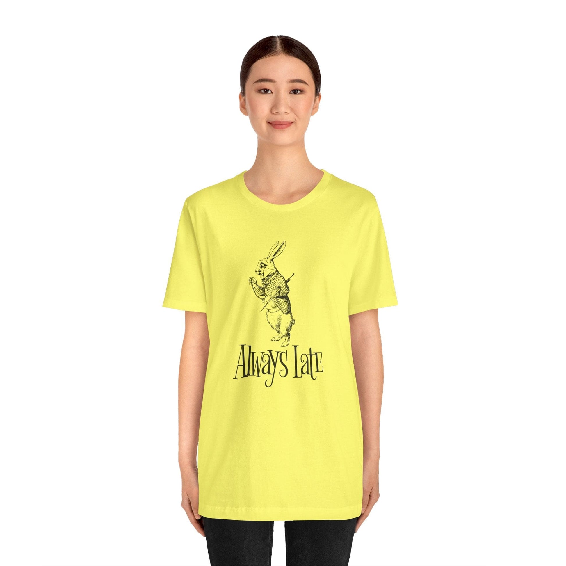 T-Shirt Always Late White Rabbit Shirt