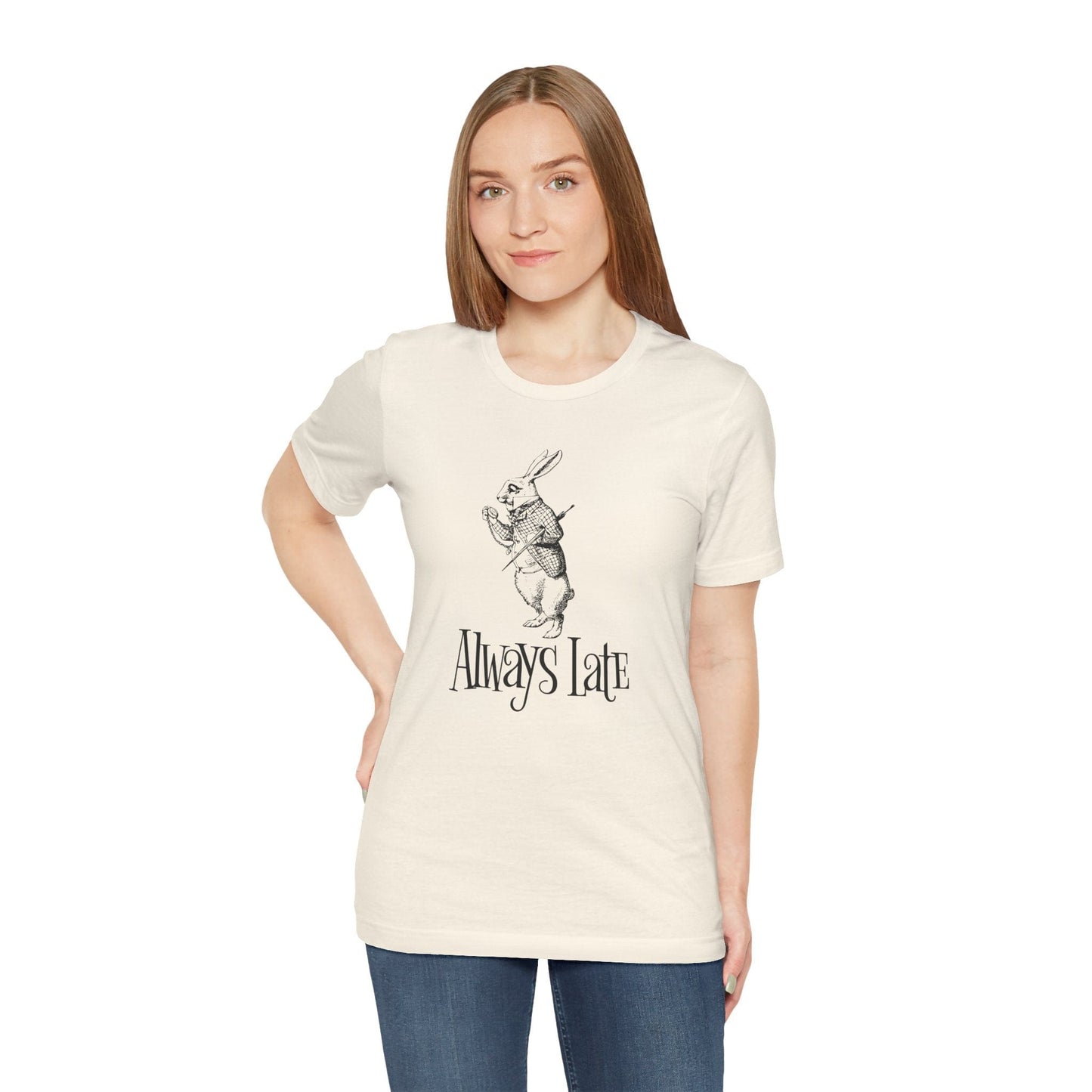 T-Shirt Always Late White Rabbit Shirt