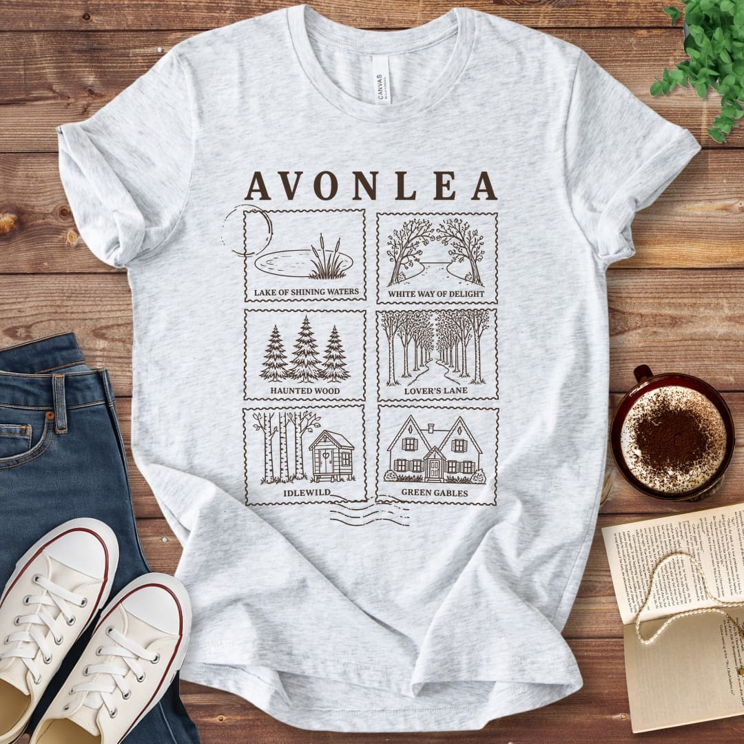 T-Shirt Ash / S Avonlea Landmarks Anne of Green Gables T-Shirt