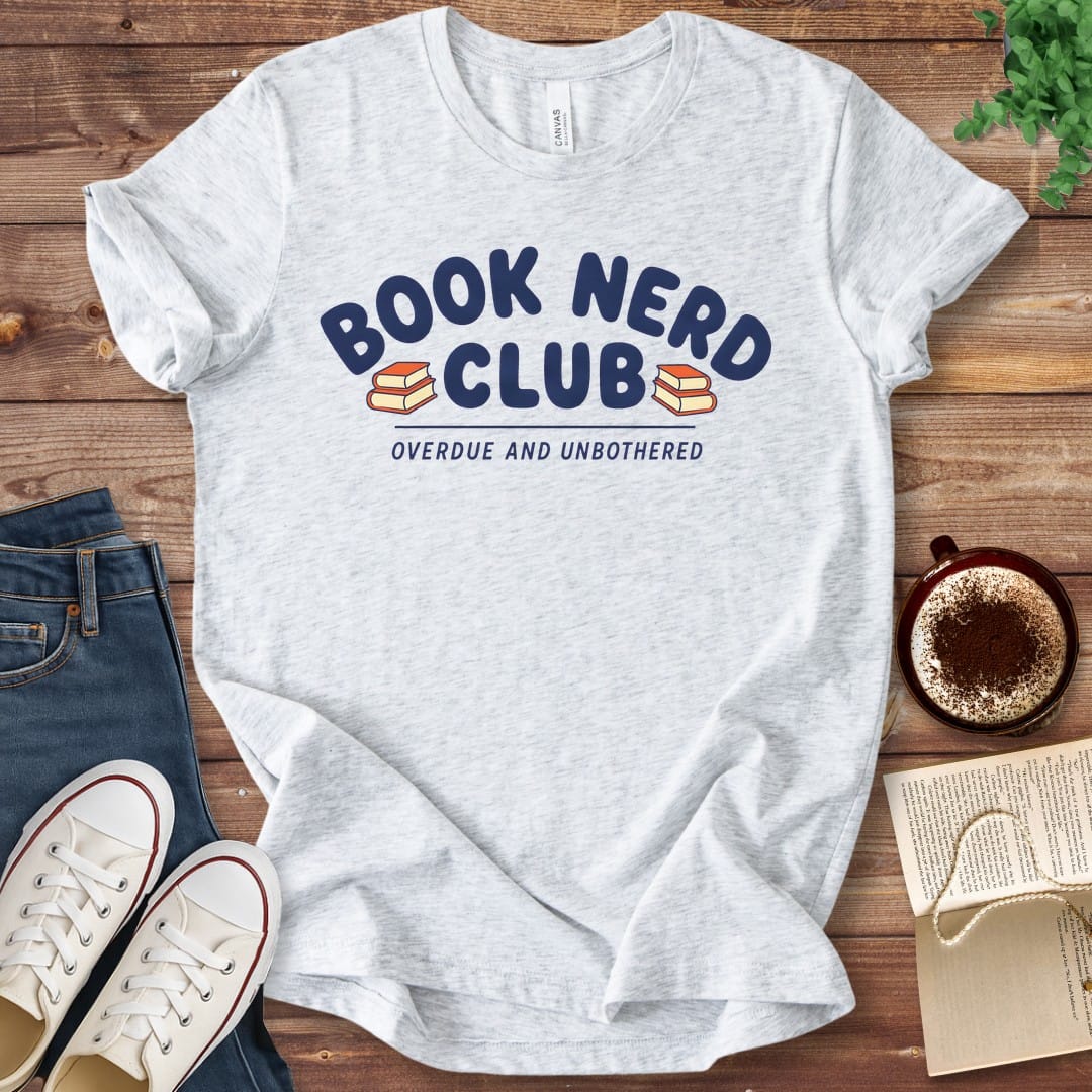 T-Shirt Ash / S Book Nerd Club T-Shirt