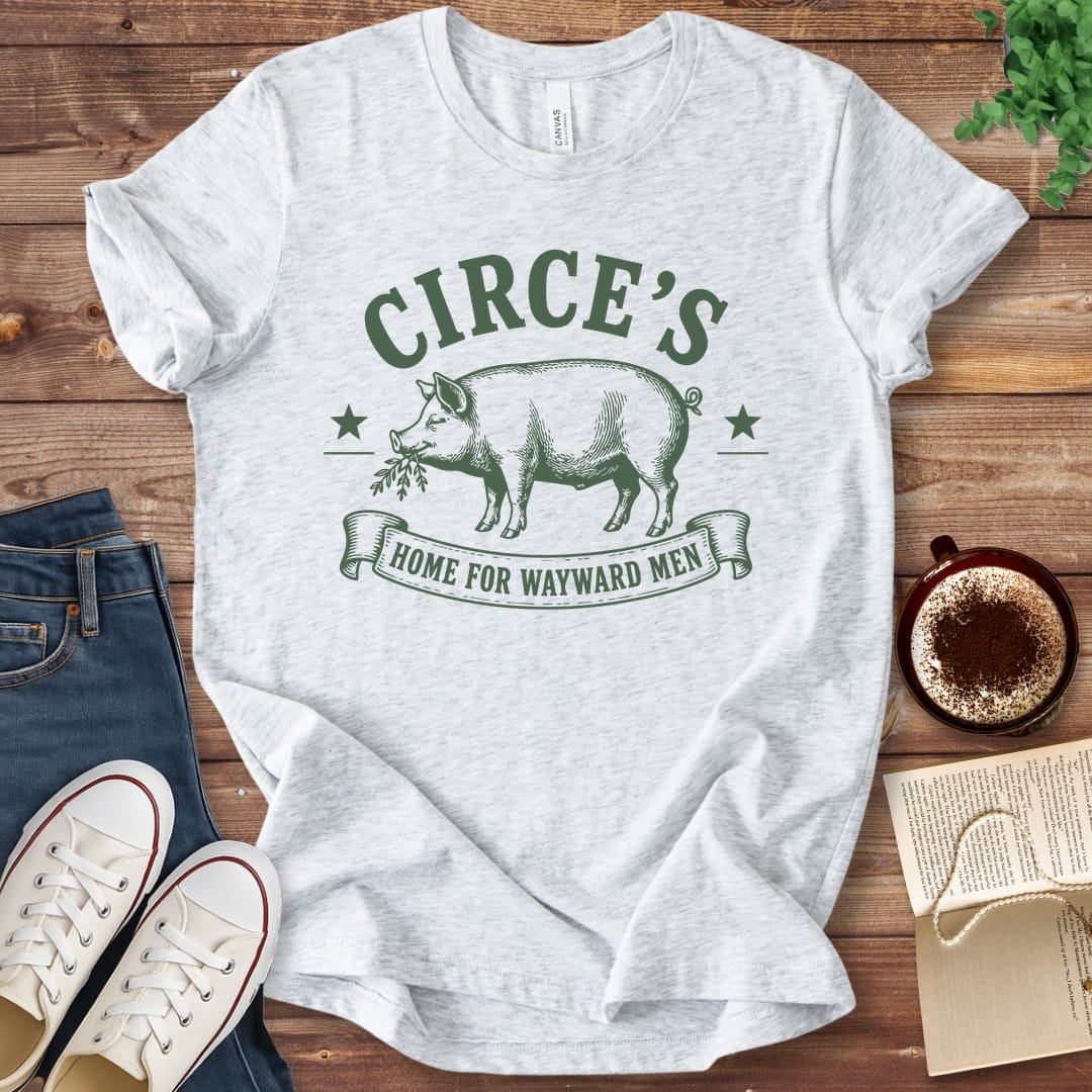T-Shirt Ash / S Circe's Home for Wayward Men Homer's Odyssey T-Shirt