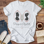 T-Shirt Ash / S Darcy and Elizabeth Silhouettes T-Shirt