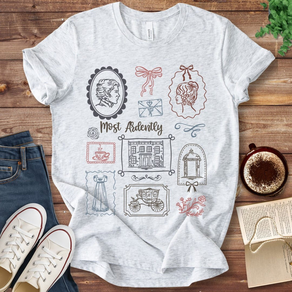 T-Shirt Ash / S Most Ardently Pride and Prejudice T-Shirt