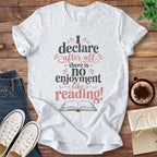 T-Shirt Ash / S No Enjoyment Like Reading Jane Austen T-Shirt
