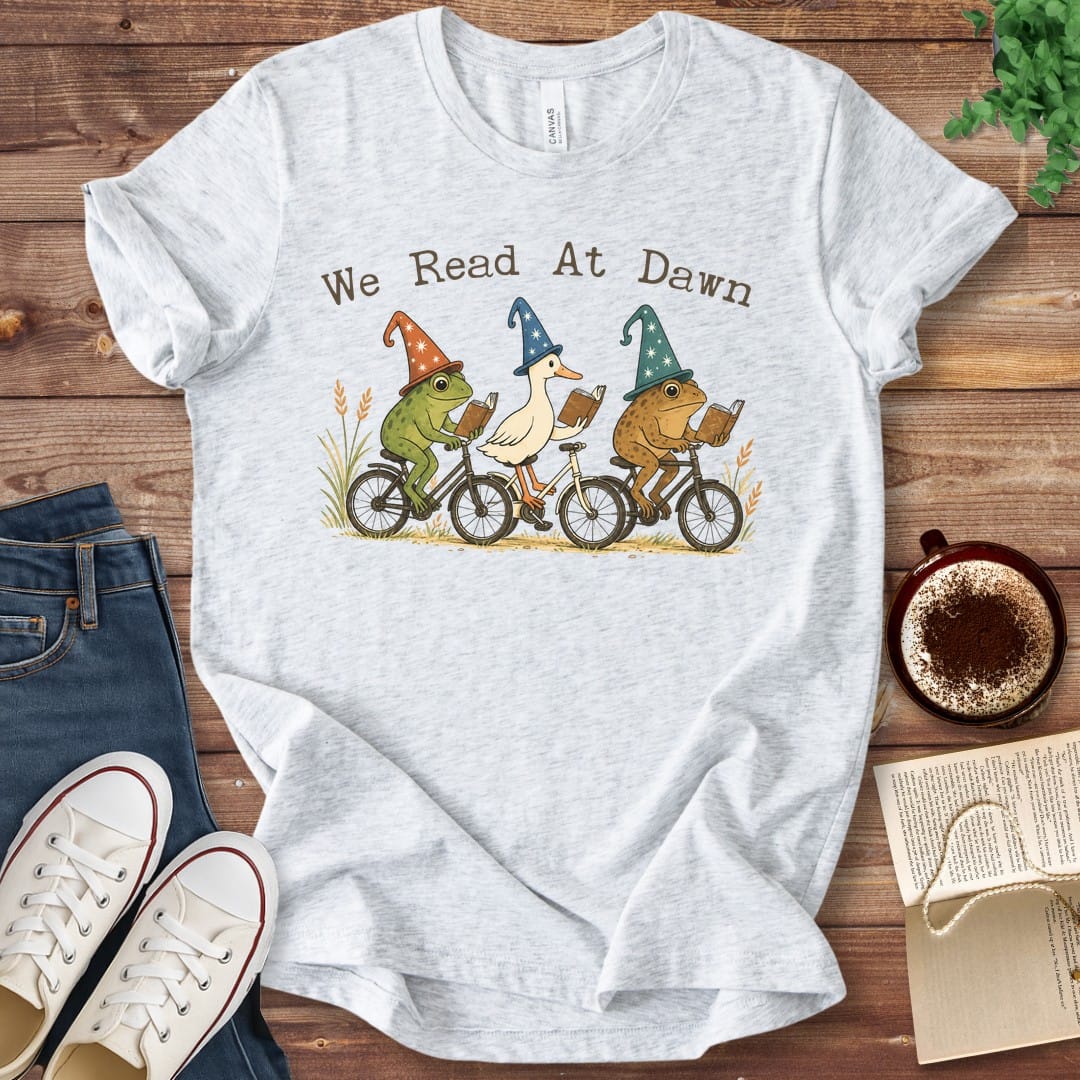 T-Shirt Ash / S We Read At Dawn T-Shirt