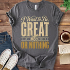 T-Shirt Asphalt / S Great or Nothing Little Women T-Shirt