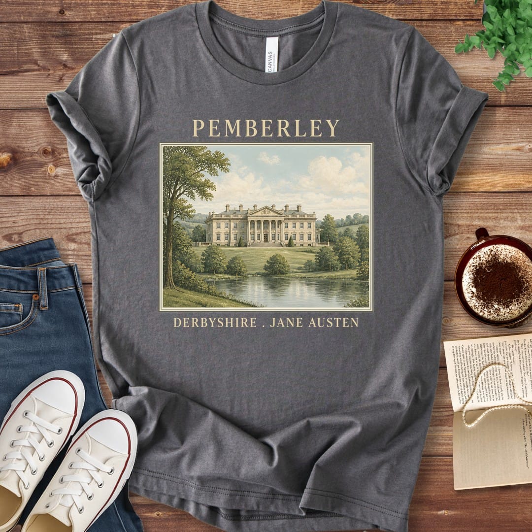 T-Shirt Asphalt / S Pemberley Estate Portrait T-Shirt