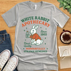 T-Shirt Athletic Heather / S Alice in Wonderland Tee - White Rabbit Apothecary