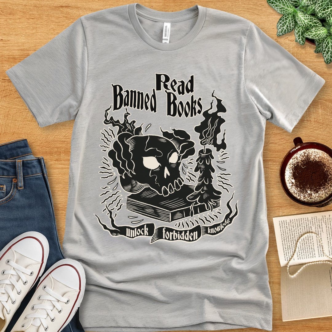 T-Shirt Athletic Heather / S Banned Books Black Magic T-shirt