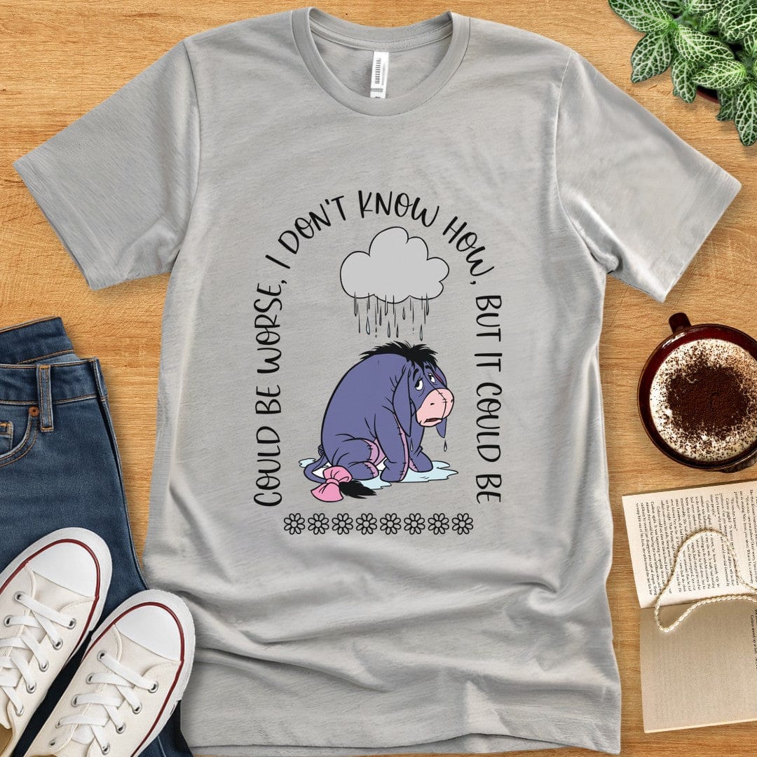 T-Shirt Athletic Heather / S Eeyore Shirt - Could Be Worse