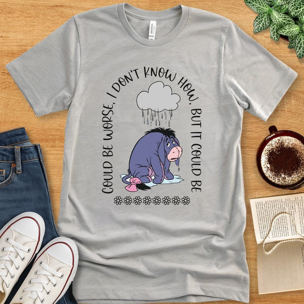 T-Shirt Athletic Heather / S Eeyore Shirt - Could Be Worse