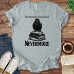 T-Shirt Athletic Heather / S Emotionally Functional Nevermore Poe Shirt
