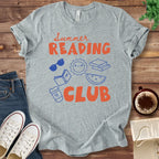 T-Shirt Athletic Heather / S Retro Doodle Summer Book Club T-Shirt