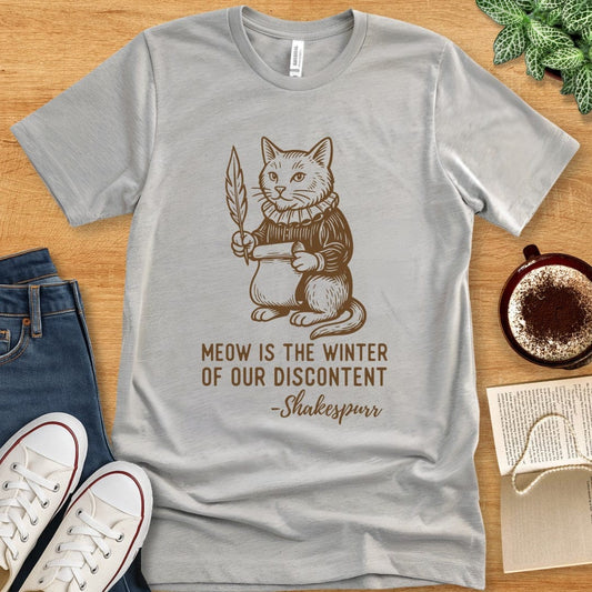 T-Shirt Athletic Heather / S Shakespurr Funny Shakespeare T-Shirt