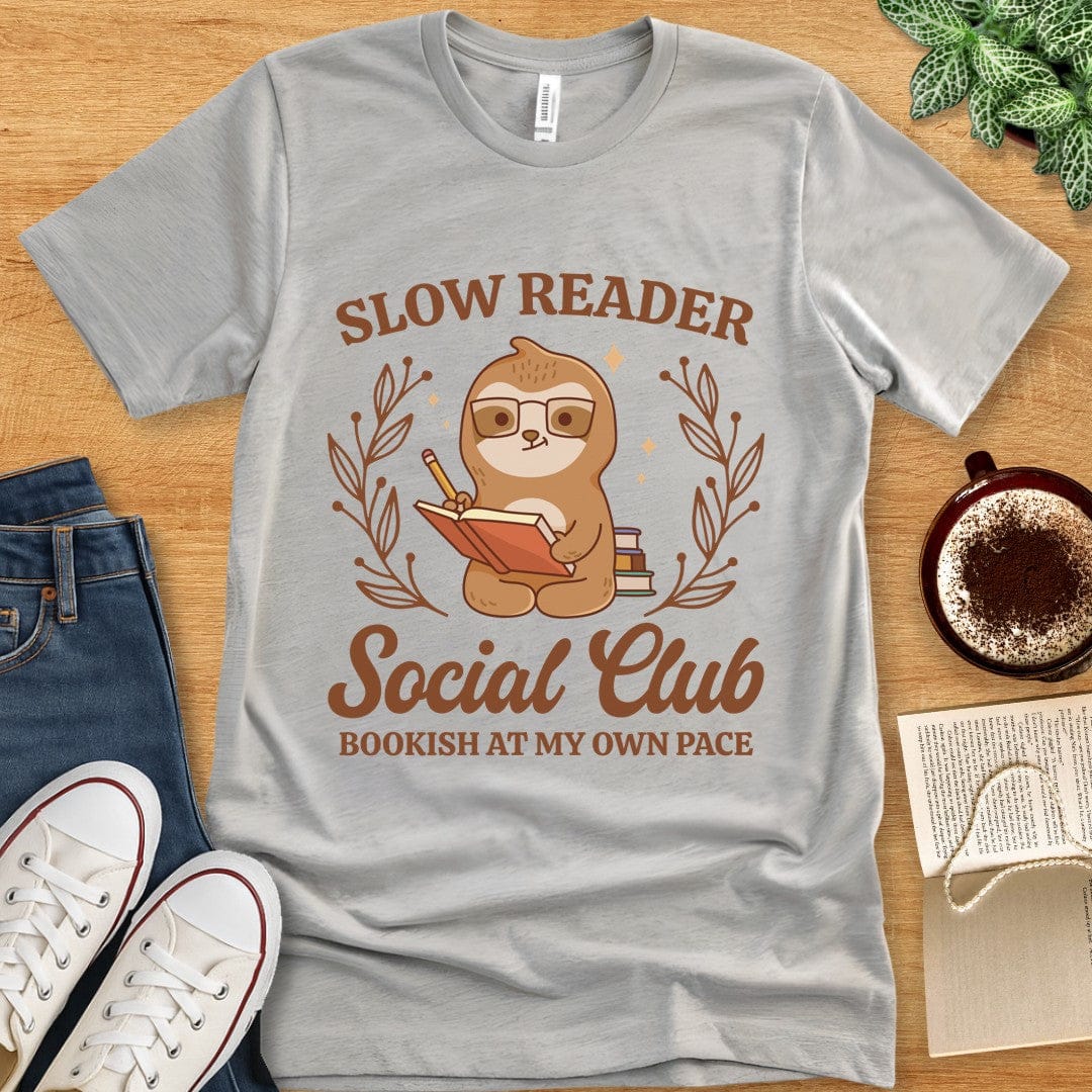 T-Shirt Athletic Heather / S Slow Reader Social Club T-shirt
