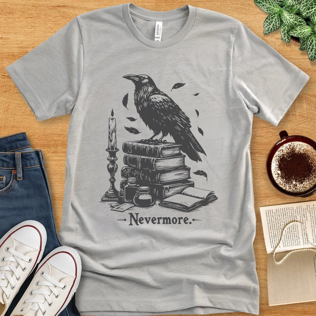 T-Shirt Athletic Heather / S The Raven Nevermore Shirt