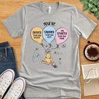 T-Shirt Athletic Heather / S Winnie the Pooh Braver Stronger Smarter Shirt