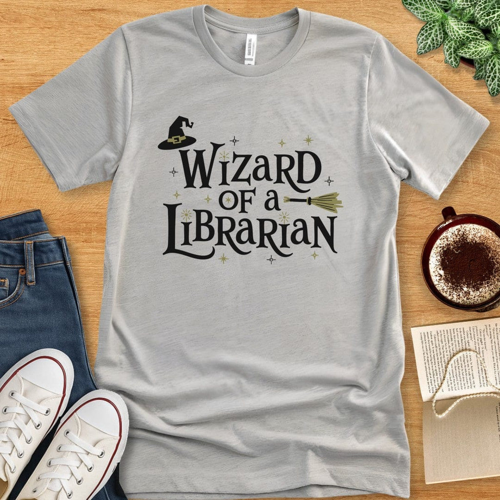 T-Shirt Athletic Heather / S Wizard of a Librarian T-shirt