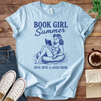 T-Shirt Baby Blue / S Book Girl Summer Dive T-Shirt