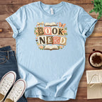 T-Shirt Baby Blue / S Book Nerd Coquette Shirt