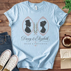 T-Shirt Baby Blue / S Darcy and Elizabeth Silhouettes T-Shirt