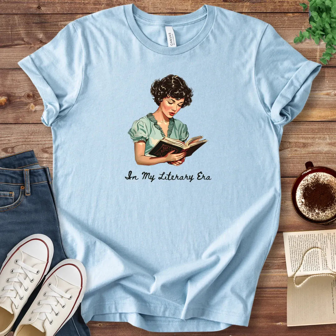 T-Shirt Baby Blue / S In My Literary Era T-Shirt