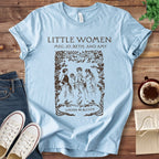 T-Shirt Baby Blue / S Little Women Book Cover T-Shirt