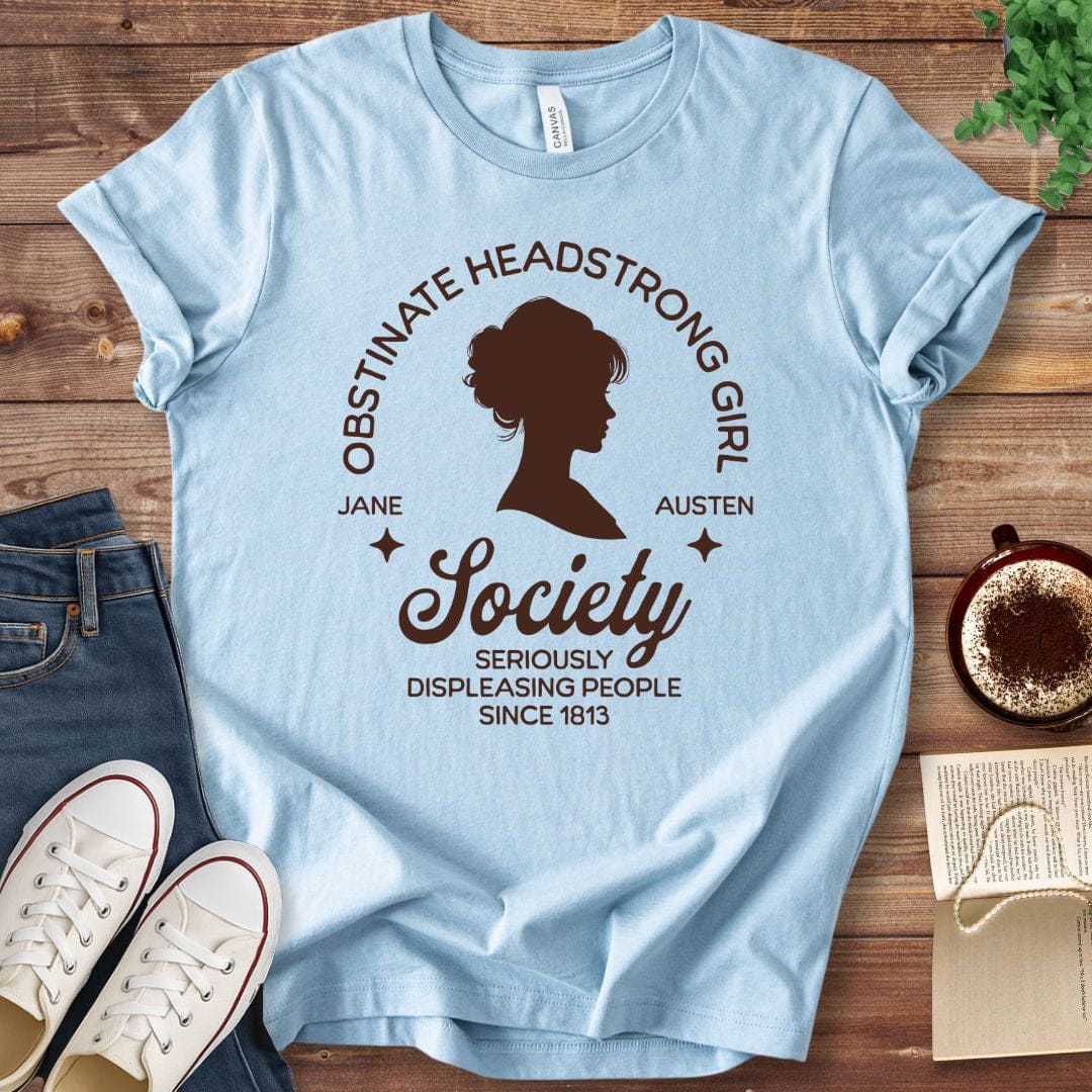 T-Shirt Baby Blue / S Obstinate Headstrong Girl Society Shirt