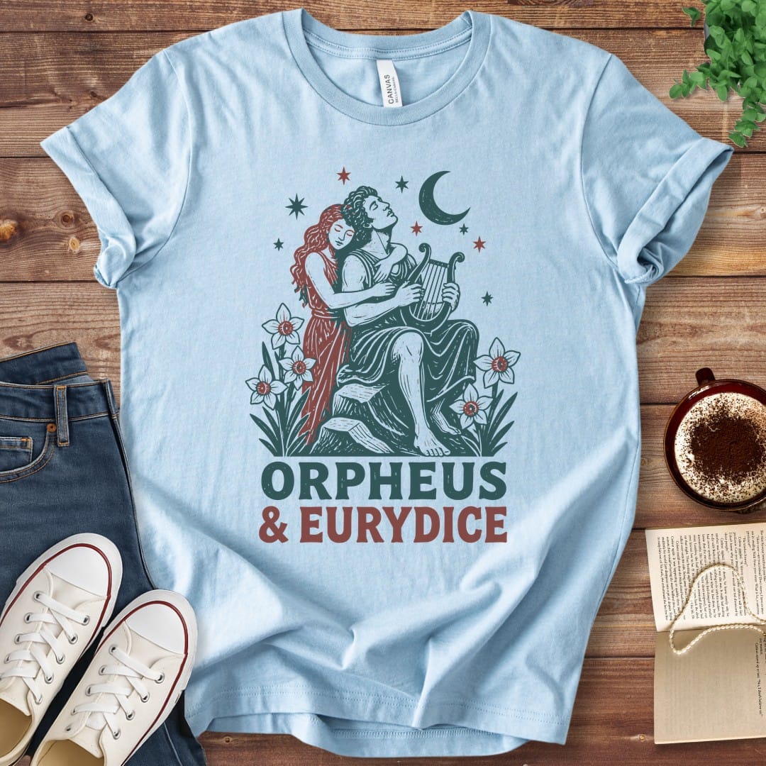T-Shirt Baby Blue / S Orpheus and Eurydice T-Shirt