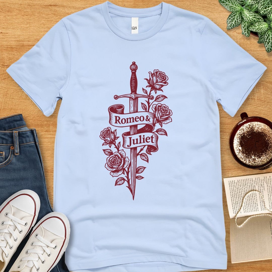 T-Shirt Baby Blue / S Romeo and Juliet Sword Shirt