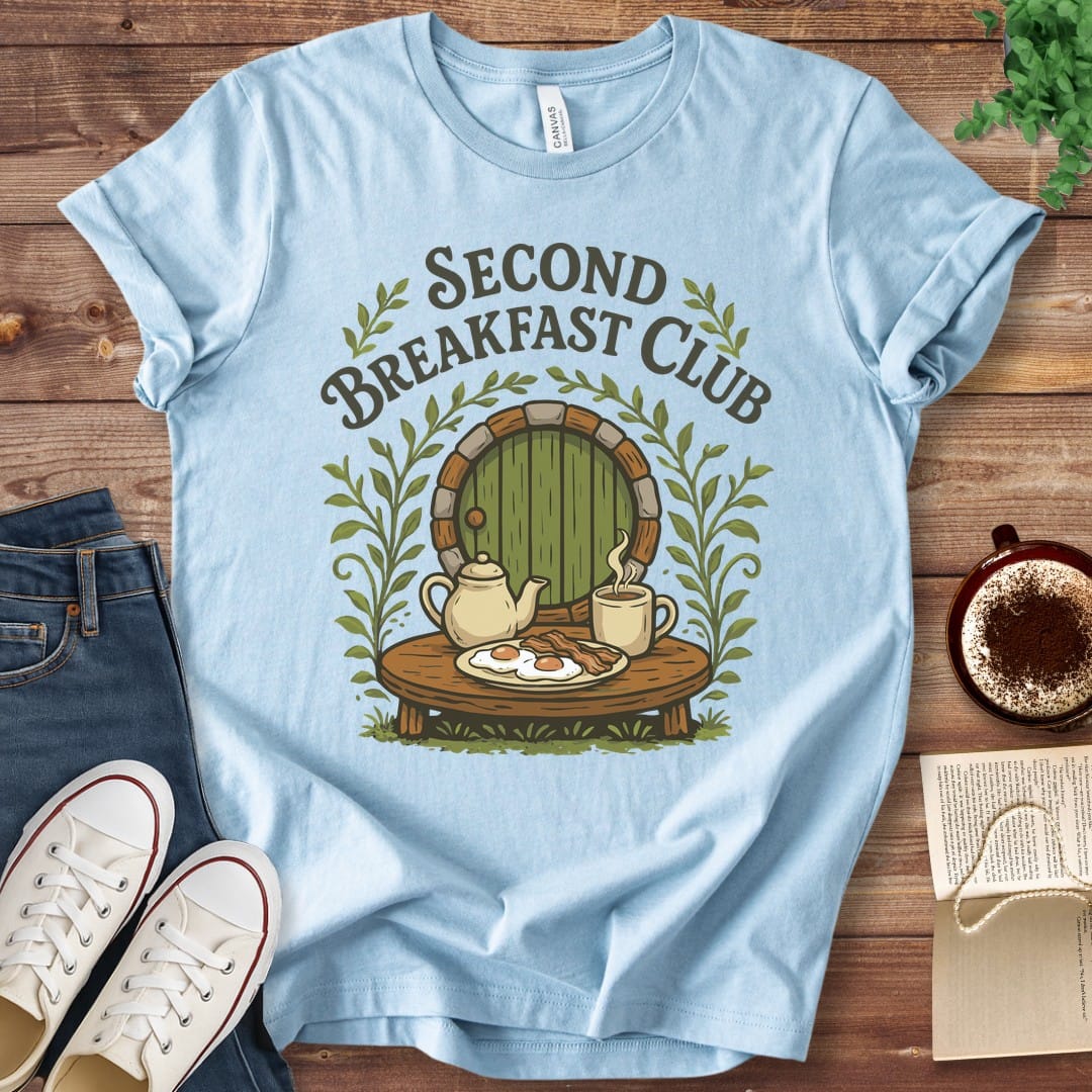 T-Shirt Baby Blue / S Second Breakfast Club T-Shirt