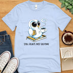 T-Shirt Baby Blue / S Still Reads Past Bedtime Tshirt