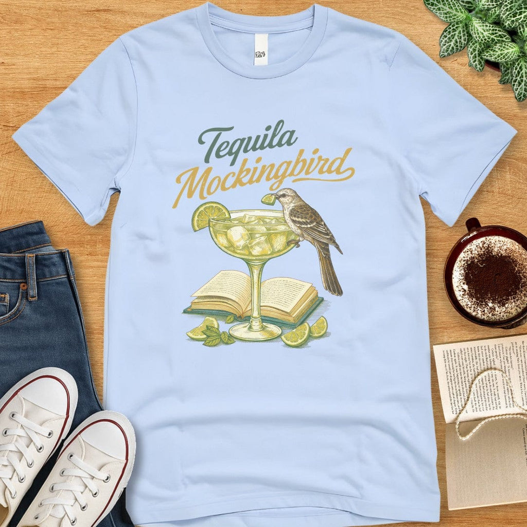 T-Shirt Baby Blue / S Tequila Mockingbird Book Club T-shirt